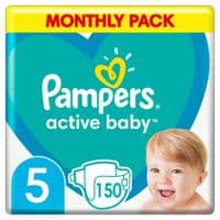 Підгузник Pampers Active Baby Junior Розмір 5 (11-16 кг) 150 шт. (8001090910981)