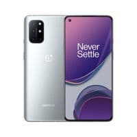 Смартфон OnePlus 8T (KB2003) 8/128GB Dual Sim Lunar Silver; 6.55" (2400х1080) Fluid AMOLED / Qualcomm Snapdragon 865 / ОЗУ 8 ГБ / 128 ГБ встроенной / камера 48+16+5+2 Мп + 16 Мп / 5G / Bluetooth, Wi-Fi, NFC / GPS, A-GPS, GLONASS, Beidou, Galileo, SBAS / ОС Android 11.0 / 160.7x74.1x8.4 мм, 188 г / 4500 мАч / серебристый