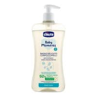 Гель для душа и ванны Chicco Baby Moments нежный шампунь для тела и волос 500 мл (10594.00)