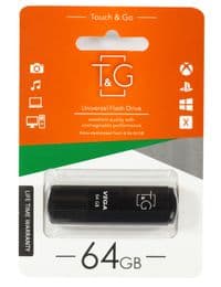 Флеш-накопичувач USB 64GB T & G 121 Vega Series Black (TG121-64GBBK)