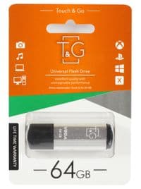 Флеш-накопичувач USB 64GB T & G 121 Vega Series Silver (TG121-64GBSL)