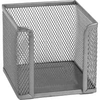 Підставка-куб для листів та паперів Axent 100х100x100мм, wire mesh, silver (2112-03-A)