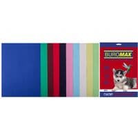 Папір Buromax А4, 80г, ТЕМНА+ПАСТЕЛЬ, 10 кольорів, 20ш (BM.27211120-99)