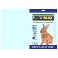 Папір Buromax А4, 80г, PASTEL синій, 50ш (BM.2721250-14)