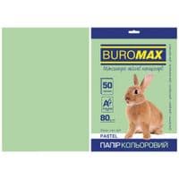 Папір Buromax А4, 80г, PASTEL зелений, 50ш (BM.2721250-15)