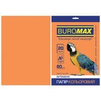 Папір Buromax А4, 80г, INTENSIVE orange, 20sh (BM.2721320-11)