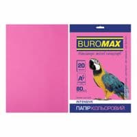 Папір Buromax А4, 80г, ІНТЕНСИВНИЙ малиновий, 20ш (BM.2721320-29)