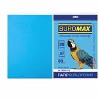 Папір Buromax А4, 80г, INTENSIVE blue, 20sh (BM.2721320-30)