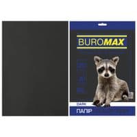 Папір Buromax А4, 80г, ТЕМНО чорний, 20ш (BM.2721420-01)