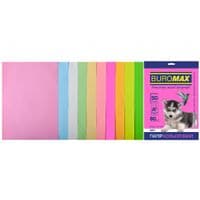 Папір Buromax А4, 80г, PASTEL+NEON, 10colors, 50sh (BM.2721750-99)