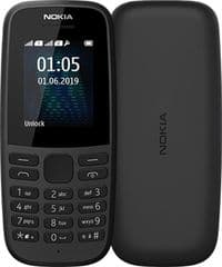 Мобільний телефон Nokia 105 2019 Single Sim Black (no charger); 1.77" (160x128) TN / кнопковий моноблок / ОЗУ 4 МБ / 4 МБ вбудованої / без камери / 2G (GSM) / ОС Nokia Series 30+ / 119х49.2х14.4 мм, 73.02 г / 800 мАч / чорний