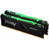 Модуль пам'яті DDR4 2x16GB/3200 Kingston Fury Beast RGB (KF432C16BBAK2/32)