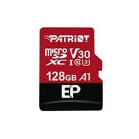 Карта памяти microSDXC (UHS-1 U3) Patriot EP Series 128Gb class 10 V30 (R-100MB/s, W-80MB/s) (adapter SD)