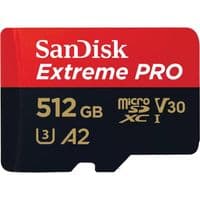 Карта памяти microSDXC (UHS-1 U3) SanDisk Extreme Pro A2 512Gb class 10 V30 (R170MB/s,W90MB/s) (adapter SD)