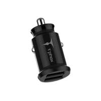 авто зарядка T-PHOX Charger Set 2.4A Dual+MicroUSB cable 1.2m (Black)