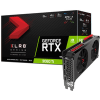 Загрузить PNY GeForce RTX 3060 Ti 8GB XLR8 Gaming REVEL EPIC-X RGB Dual Fan Edition LHR (VCG3060T8LDFXPPB)