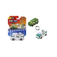 Машина Flip Cars 2 в 1 Вантажівка зв'язку та Військова швидка допомога (EU463875-15)