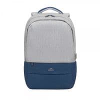 Рюкзак для ноутбука RivaCase 17.3" 7567 Prater, Grey / Dark Blue (7567Grey/DarkBlue)