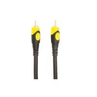 Кабель PowerPlant (CA911721) RCA(M) - RCA(M), 1.5 м, чорний