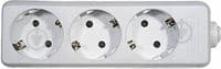 Колодка подовжувача Emos (P0320) 3 розетки White