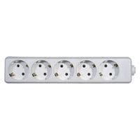 Колодка подовжувача Emos (P0520) 5 розеток White