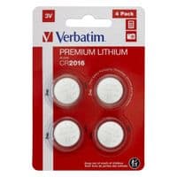 Батарейка Verbatim Premium CR2016 BL 4шт
