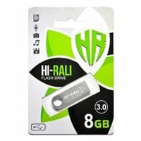 Флеш-накопитель USB3.0 8GB Hi-Rali Shuttle Series Silver (HI-8GB3SHSL)