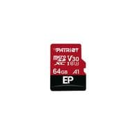 Карта памяти MicroSDXC 64GB UHS-I/U3 Class 10 Patriot EP A1 R100/W80MB/s + SD-adapter (PEF64GEP31MCX)