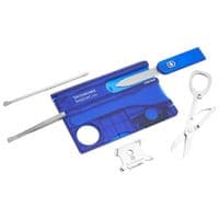 Нож Victorinox SwissCard Lite Transparent Blue (0.7322.T2)