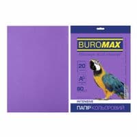 Папір Buromax А4, 80г, ІНТЕНСИВНА фіолетова, 20ш (BM.2721320-07)
