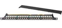 Патч-панель 19", 24xRJ45, STP,кат.5E, 0.5U, органі затор KD-PP41-STP-C5e-24P-0.5U