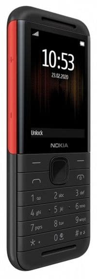 Мобильный телефон Nokia 5310 Dual Sim Black/Red; 2.4" (320x240) TN / кнопочный моноблок / Mediatek MT6260A / ОЗУ 8 МБ / 16 МБ встроенной + microSD до 32 ГБ / камера 0.3 Мп / 2G (GSM) / ОС Nokia Series 30+ / 123.7х52.4х13.1 мм, 88.2 г / 1200 мАч / черно-красный