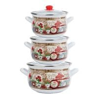 Каструля Gusto GT-T-116-FG Квітковий сад 16 см 2,1 л (87710)