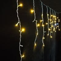 Гирлянда Novogod`ko бахрома 83 LED, теплый белый, 3*0,6 м, мерцание (973776)