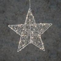 Гирлянда Luca Lighting Звезда 58 см 120 LED Серебристая (8718861660845)