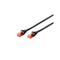 Патч-корд CAT 6 UTP, 0.25м, AWG 26/7, Cu, LSZH, чорний Digitus (DK-1617-0025/BL)