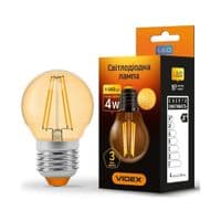 Лампочка TITANUM Filament G45 4W E27 2200K бронза (TLFG4504272A)