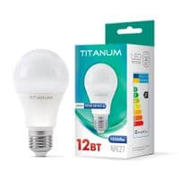 Лампочка TITANUM A60 12W E27 3000K (TLA6012273)