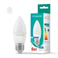 Лампочка TITANUM C37 6W E27 3000K (TLС3706273)
