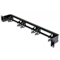 Кріплення для 19" обладнання CMS тримач 6-ти плінтів 19", 1U (CMS-1U6PH-BK)