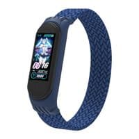 Ремінець для фітнес браслета Armorstandart Braided Solo Loop для Xiaomi Mi Band 4/5/6 Blue size L (ARM58758)