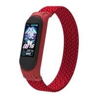 Ремінець для фітнес браслета Armorstandart Braided Solo Loop для Xiaomi Mi Band 4/5/6 Red size S (ARM59182)