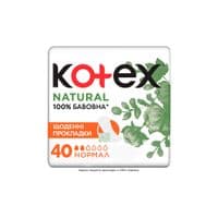 Ежедневные прокладки Kotex Natural Normal 40 шт. (5029053548630)