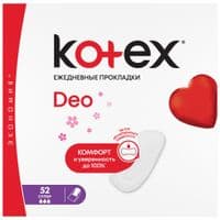 Щоденні прокладання Kotex Deo Super 52 шт. (5029053548685)