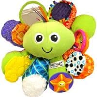 Игрушка на коляску Lamaze Осьминог с пищалкой и зеркальцем (L27514)
