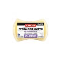 Губка для мытья CARLIFE Classic с мелкими порами 205x130x47mm, желтая (CL-418)