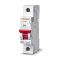 Автоматический выключатель Videx RS4 RESIST 1п 16А С 4,5кА (VF-RS4-AV1C16)