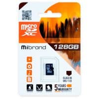 Карта памяти microSDXC (UHS-1 U3) Mibrand 128Gb class 10