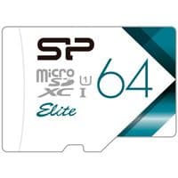 Карта памяти microSDXC (UHS-1) SiliconPower Elite Color (White) 64Gb class 10