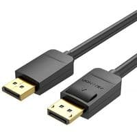 Кабель Vention DisplayPort-DisplayPort, 1 m, v1.2, Black (HACBF)